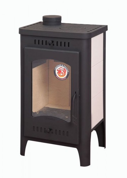 Дровяная печь ЭКОКАМИН БАВАРИЯ ОПТИМА C ПЛИТОЙ