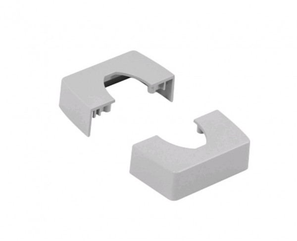 Крышка Legrand Ovaline, для колонн, материал: пластик, цвет: алюминий, РАЭК 1831363