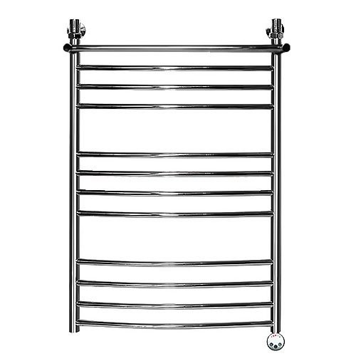 Электрический полотенцесушитель Ника ЛД(г2)/ВП Электрический (Лесенка Дуга/Верхняя Полка/группа2) 100х60 -12 прав