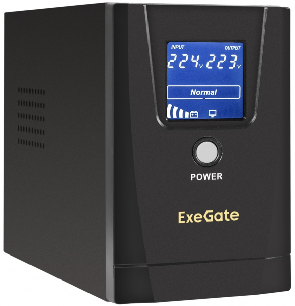 ИБП ExeGate Power Smart ULB-500 LCD AVR 2SH