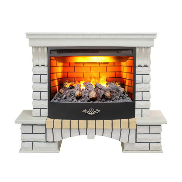 Электрокамин с широким очагом 3D Real-Flame Country 25/25,5 WT 3D Firestar 25,5