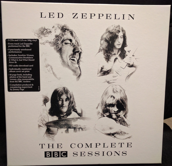 Виниловая пластинка Led Zeppelin THE COMPLETE BBC SESSIONS (5LP+3CD/180 Gram/Box set)