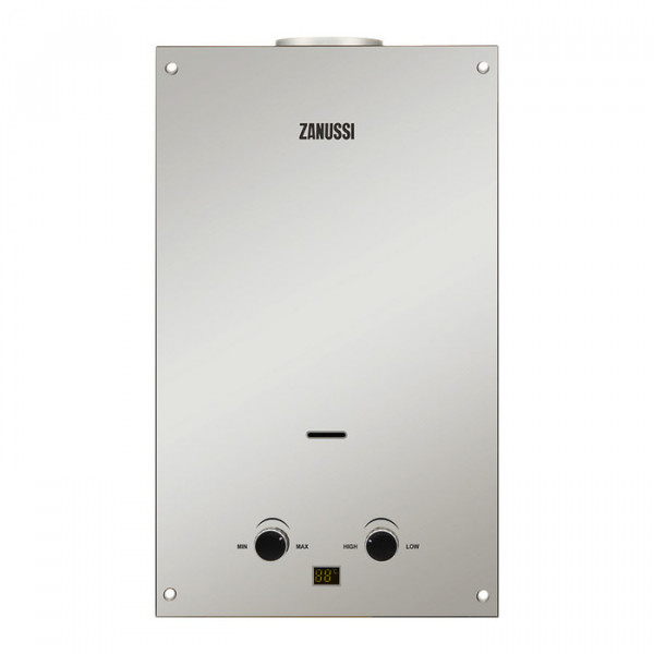 Газовый проточный водонагреватель Zanussi Fonte 10 Glass Mirror