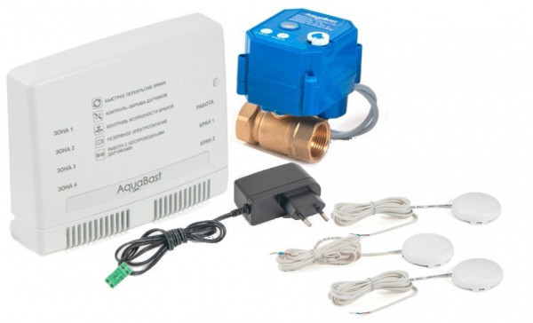 Комплект защиты от протечек воды AquaBast Line Коттедж 3/4”