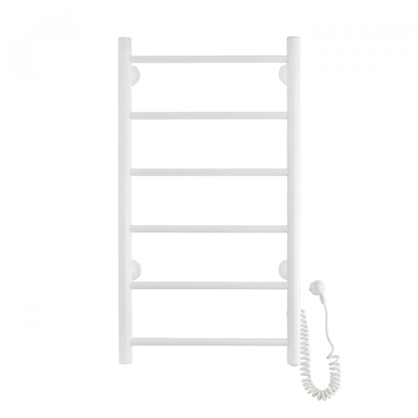 Электрический полотенцесушитель Domoterm DMT 109-6 40х80 БЕЛ EK R