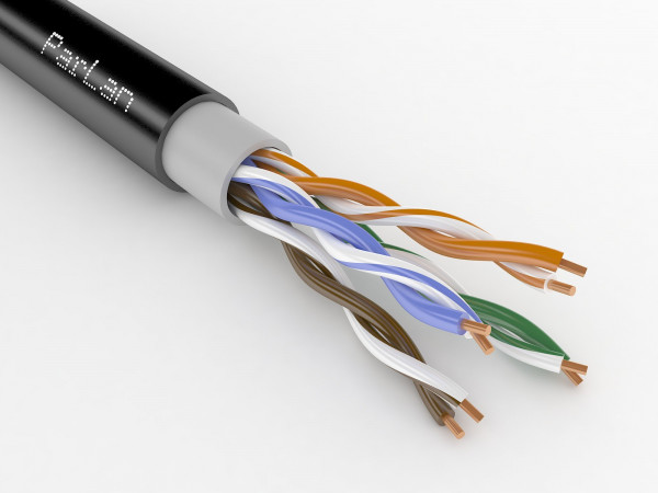 Кабель «витая пара» (LAN) для структурированных систем связи ParLan U/UTP Cat5e PVC/PE 2х2х0,52 (305м)