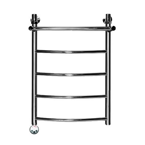 Электрический полотенцесушитель Ника ЛД/ВП Электрическая Лесенка Дуга/Верхняя Полка 60х50 -5 лев