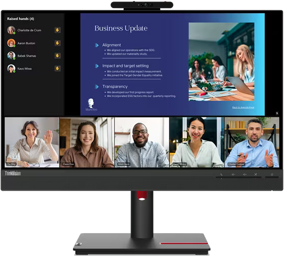 Монитор Lenovo 24' ThinkVision T24v-30 (63D8MAR3WW)
