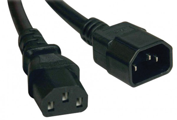 Силовой шнур ITK, IEC 320 C13, вилка IEC 60320 С14, 5 м, 10А, цвет: чёрный