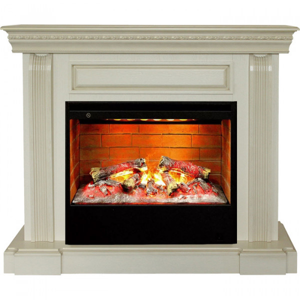 Электрокамин с широким очагом 3D Real-Flame Bogema 26 WT с очагом 3D Helios 26