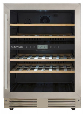 Встраиваемый винный шкаф 22-50 бутылок Cellar Private CP043-2T