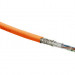 Кабель витая пара Hyperline, SF/UTP, 4 пар., кат. 5е, проводник Ø 0,51мм, AWG24, LSZH (нг(A)-HF), 100МГц, 1м (бухта 305м), тип прокладки: внутри зданий, цвет: оранжевый