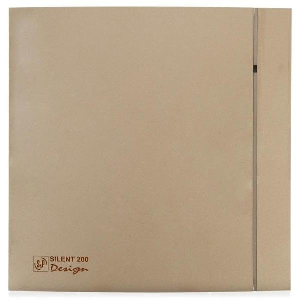 Вытяжка для ванной диаметр 120 мм Soler & Palau SILENT-200 CZ IVORY DESIGN-4C