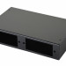 Точка консолидации Eurolan Q-SLOT, 54х240х145 мм (ВхШхГ), 2 слота, цвет: чёрный