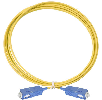 Коммутационный шнур оптический Eurolan Tight Buffer, Simplex SC/SC, OS2 9/125, LSZH (нг(A)-HF), 7м, цвет: жёлтый, (41E-S2-SC-SC-07)