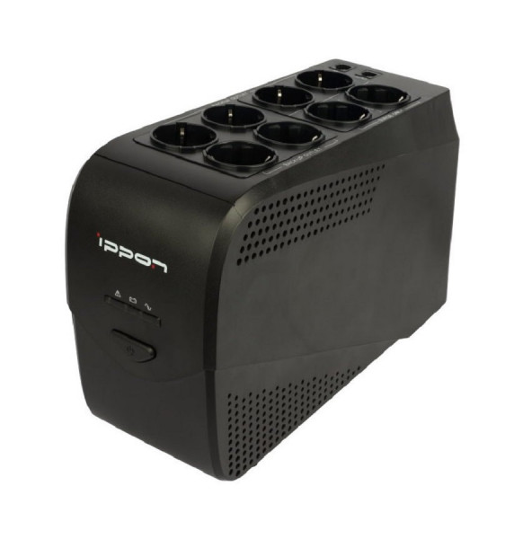 ИБП IPPON Back Comfo Pro, 800ВА, ip 20, линейно-интерактивный, напольный, 120х295х202 (ШхГхВ), 220V,  однофазный, (632583)