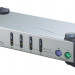 Переключатель KVM Aten, портов: 4 х HDB-15, 75х45х200 мм (ВхШхГ), PS/2, цвет: металл