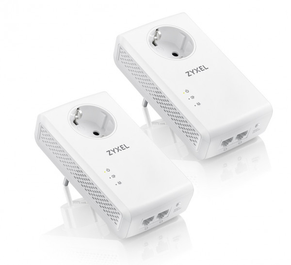 Адаптер ZyXEL, портов: 2, RJ45, комплект из 2шт, (PLA5456-EU0201F)