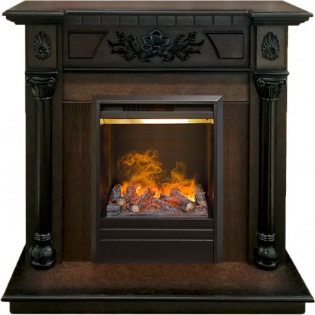 Электрокамин с классическим очагом 3D Real-Flame Dacota STD/EUG AO с очагом 3D Olympic