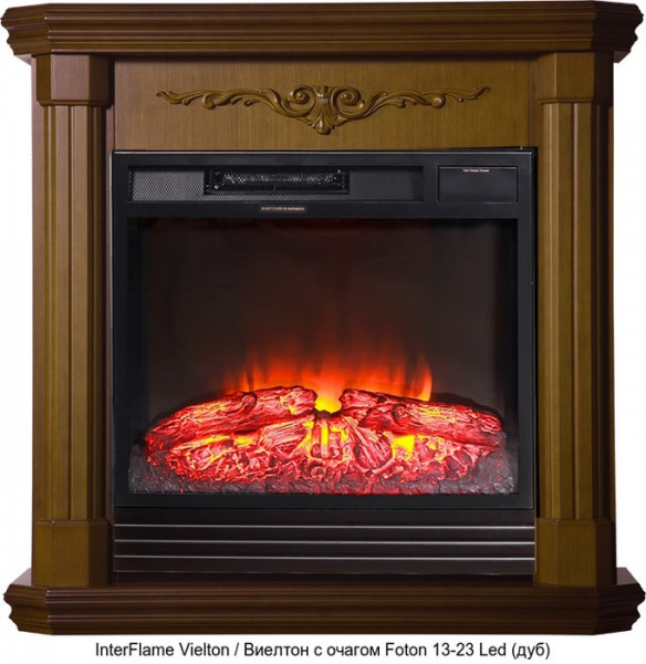 Деревянный камин (портал+очаг) InterFlame Vielton / Виелтон с очагом Foton 23 FX