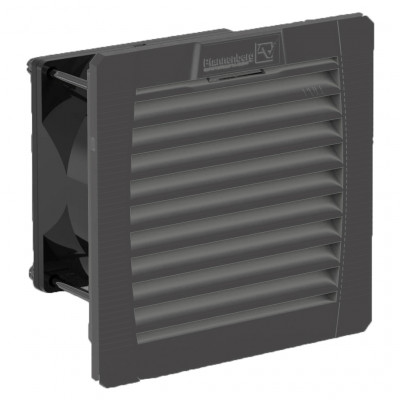 Вентиляторный модуль Pfannenberg PF 11.000, с фильтром, 24V, 109х109х19 мм (ВхШхГ), вентиляторов: 1, 33 дБ, IP54, поток: 14 м3/ч, для серии EMS, цвет: чёрный