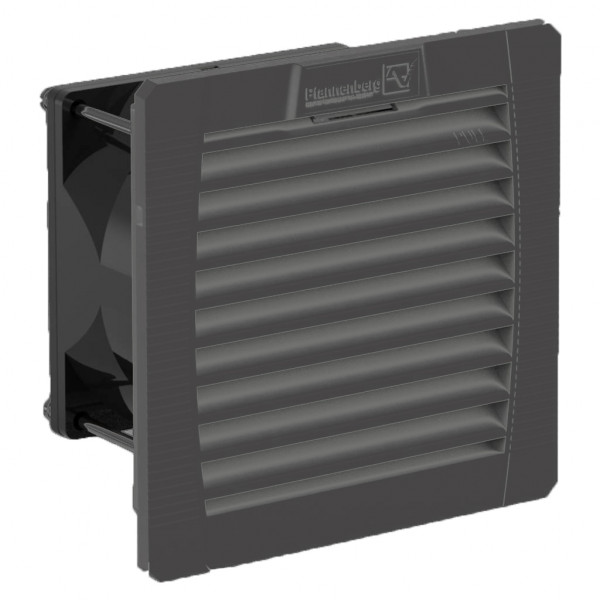 Вентиляторный модуль Pfannenberg PF 11.000, с фильтром, 24V, 109х109х19 мм (ВхШхГ), вентиляторов: 1, 33 дБ, IP54, поток: 14 м3/ч, для серии EMS, цвет: чёрный
