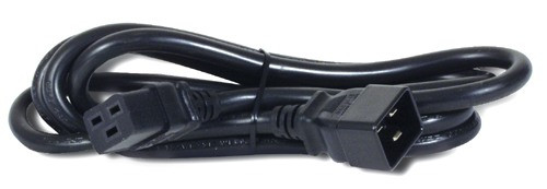 Силовой шнур APC, IEC 60320 C20, вилка IEC 320 C19, 4.6 м, 16А, цвет: чёрный