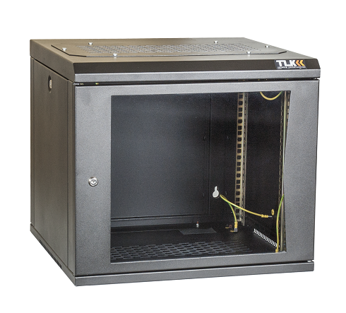 Настенный шкаф TLK 19', 12U TWI-126060-R-G-BK