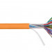 Кабель витая пара Nikolan, U/UTP, 50 пар., кат. 5, проводник Ø 0,5мм, AWG24, LSZH (нг(A)-HF), 100МГц, 1м (барабан 500м), тип прокладки: универсальный, цвет: оранжевый