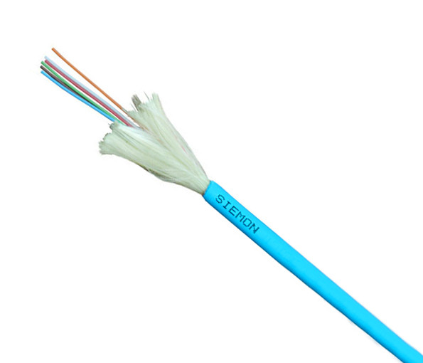 Кабель волоконно-оптический Siemon XGLO Tight Buffer,  24хОВ, OM3 50/125, LSOH, Ø 8,8мм, 500м, катушка, внутри зданий, небронированный, (1 трубка, 24 волокна), цвет: бирюзовый