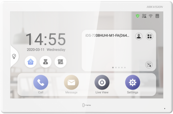 Видеодомофон Hikvision DS-KH9510-WTE1(B)