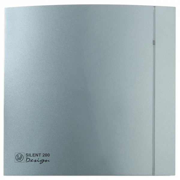 Вытяжка для ванной диаметр 120 мм Soler & Palau SILENT-200 CZ GREY DESIGN-4C