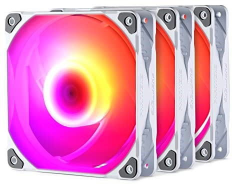 Вентилятор для корпуса Phanteks PH-F120M25 DRGB PWM White (3 шт)