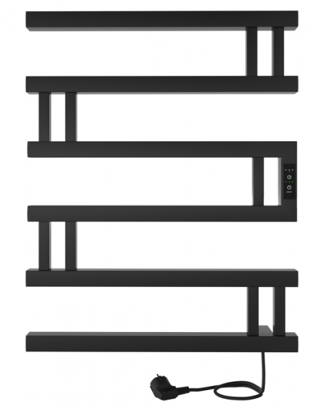 Электрический полотенцесушитель INDIGO Muza (el) 60/50 Черный муар