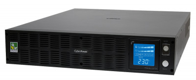 ИБП CyberPower Professional Rackmount, 3000ВА, онлайн, в стойку, 433х480х88 (ШхГхВ), 230V, 2U,  однофазный, (PR3000ELCDRT2U)