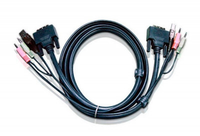 Шнур ввода/вывода Aten, USB (Type A), 5 м, одноканальный разъём, (2L-7D05U)