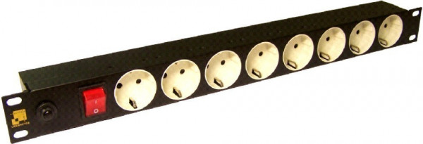 Блок розеток Lanmaster LAN-EP19-8P/S