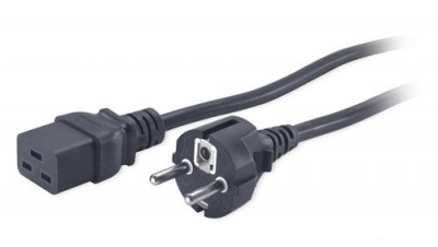 Силовой шнур APC, IEC 320 C19 , вилка Schuko, 2.5 м, 16А, цвет: чёрный