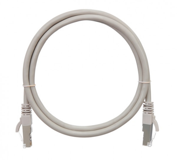 Шнур коммутационный Nikomax, кат. 6, экр., S/FTP, RJ45/8P8C, 250 МГц, d 6,2, 7.5м, PVC, AWG26, серый, класс E, (NMC-PC4SE55B-075-GY)