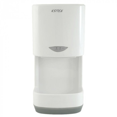 Пластиковая сушилка для рук Ksitex MW-2008 JET (белая,эл.сушилка для рук с каплесб.м)