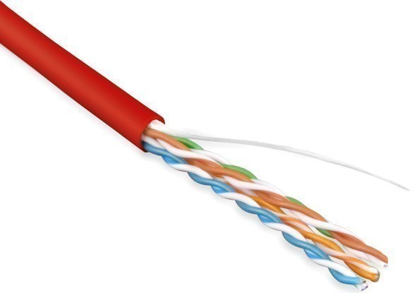 Бухта Hyperline UUTP4-C5E-S24-IN-LSZH-RD-100, 100м