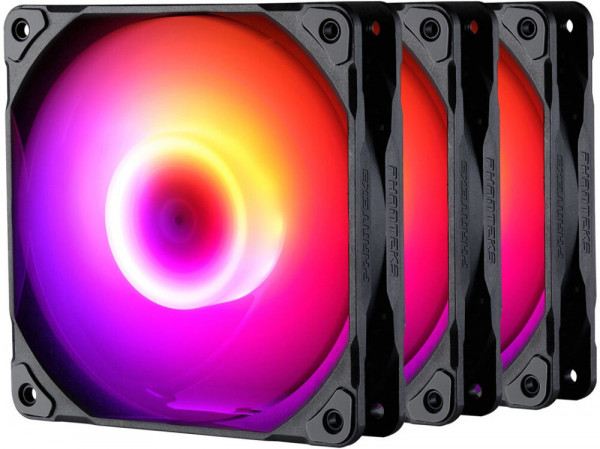 Вентилятор для корпуса Phanteks PH-F120M25 DRGB PWM Black (3 шт)