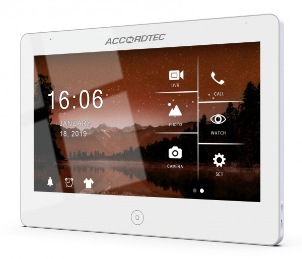 Монитор домофона цветной с функцией «свободные руки» AT-VDA101C/SD WH