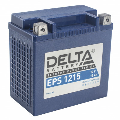 Аккумулятор для ИБП Delta Battery EPS, 144х87х149 мм (ВхШхГ),  необслуживаемый свинцово-кислотный,  12V/15 Ач, (EPS 1215)