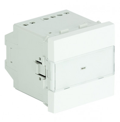 Выключатель Efapel QUADRO 45, с таймером, без подсветки, 16А, 45х45 мм (ВхШ), цвет: белый, с задержкой (45040 SBR)