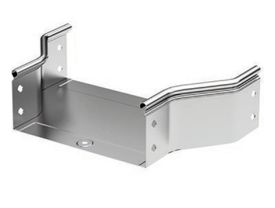 Переходник DKC S5 Combitech, симметричный, для металлических лотков, 150х100х180 (ШхВхД), толщина: 0,8 мм, сталь, покрытие: м. Сендзимира, с комплектом крепежа, упаковка: 1 шт, ширина уменьшения 300мм