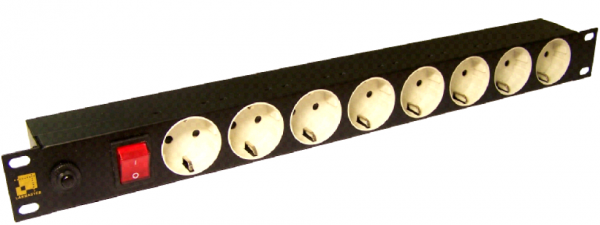 Блок розеток Lanmaster LAN-EP19-8P/S-1.8M