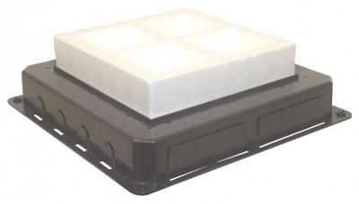 Коробка Efapel, полиамид, 59х139 мм (ВхШ), глубина установки: 50 мм, модулей: 16, под твердое покрытие, цвет: антрацит