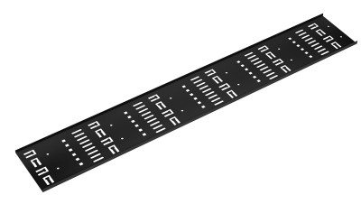 Организатор коммутационных шнуров Cabeus, 22HU, 990х150х10 мм (ВхШхГ), вертикальный, для шкафов, цвет: чёрный, (листовая сталь 1,3 мм)