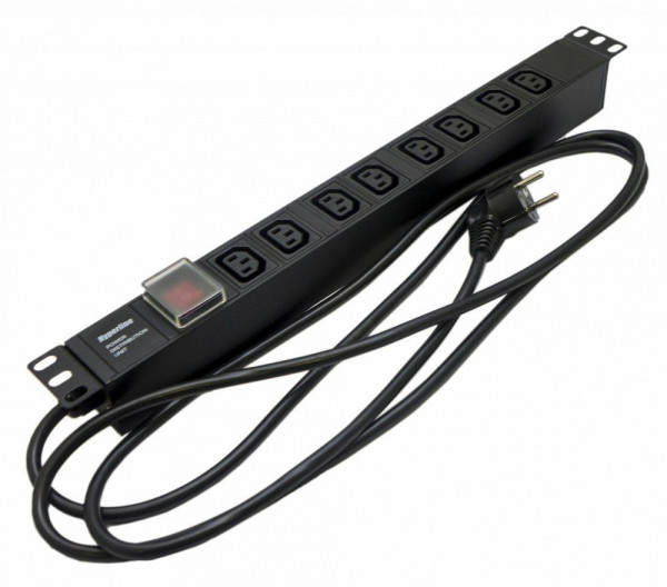 Блок розеток 19' SHE19-8IEC-S-2.5EU